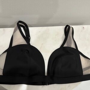 Black Mesh Women's Bralette